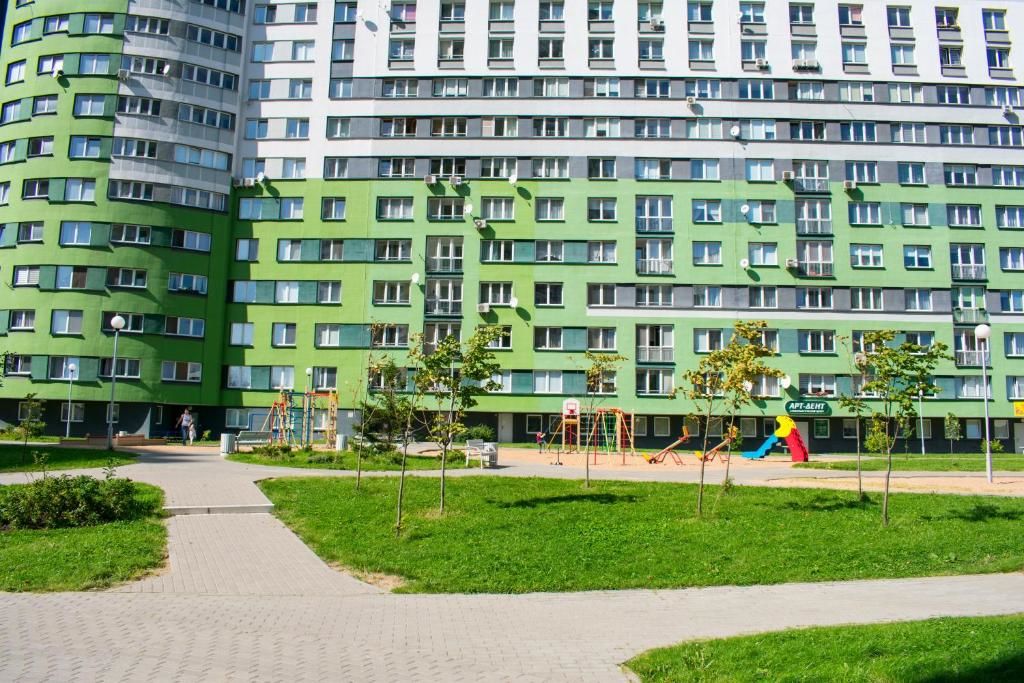 Апартаменты Jacuzzi New ApartComplex Kaskad, Панорамный вид на центр Минска Минск-68