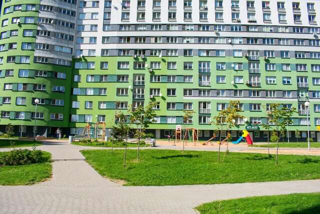 Апартаменты Jacuzzi New ApartComplex Kaskad, Панорамный вид на центр Минска Минск-21